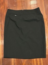 Calvin Klein Women  s Black Pencil Skirt Sz 10