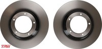 2X Bremsscheibe TRW DF1803 2 Bremsscheiben Vorderachse Vorne FüR Land Rover