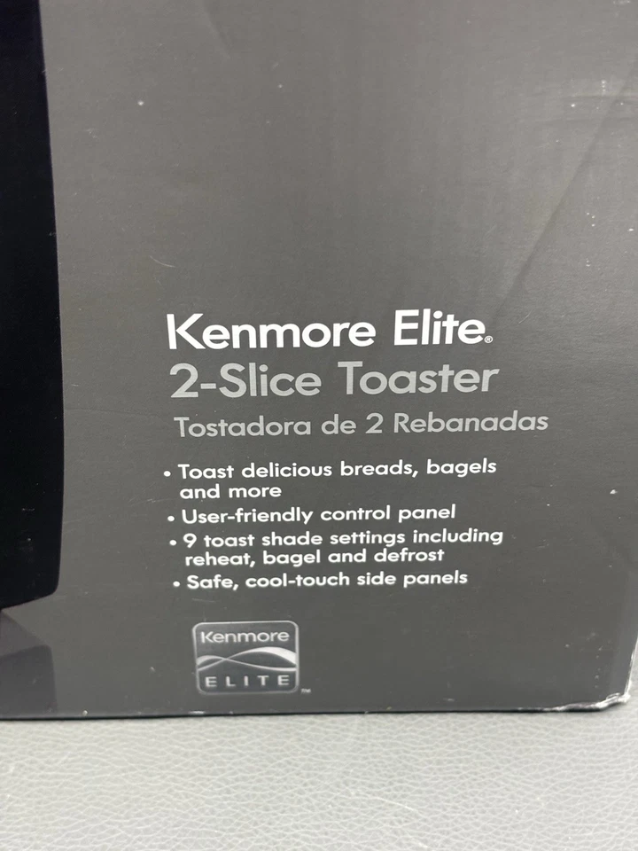Tostadora Kenmore Elite 2 rebanadas #06913 nueva de stock nunca usada Foto 3 de 4