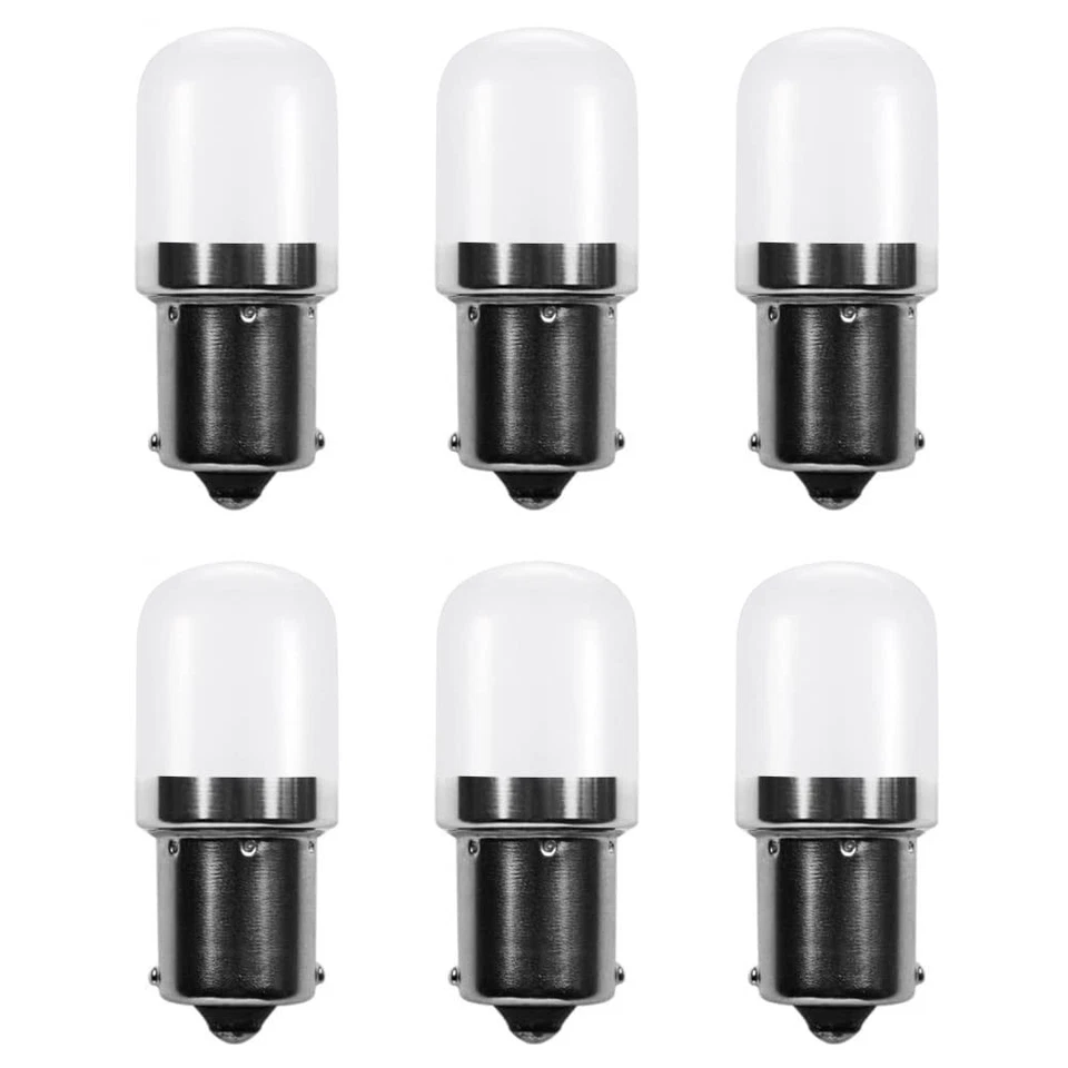12V LED Bayonet Bulbs 1156 S8, Warm White 2700K, Outdoor RV Path Lights, 6 Pack - Image 2 of 4