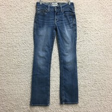 Ariat Jeans 29 Womens Blue Bootcut Denim Low Rise Strech Medium Wash Cowgirl