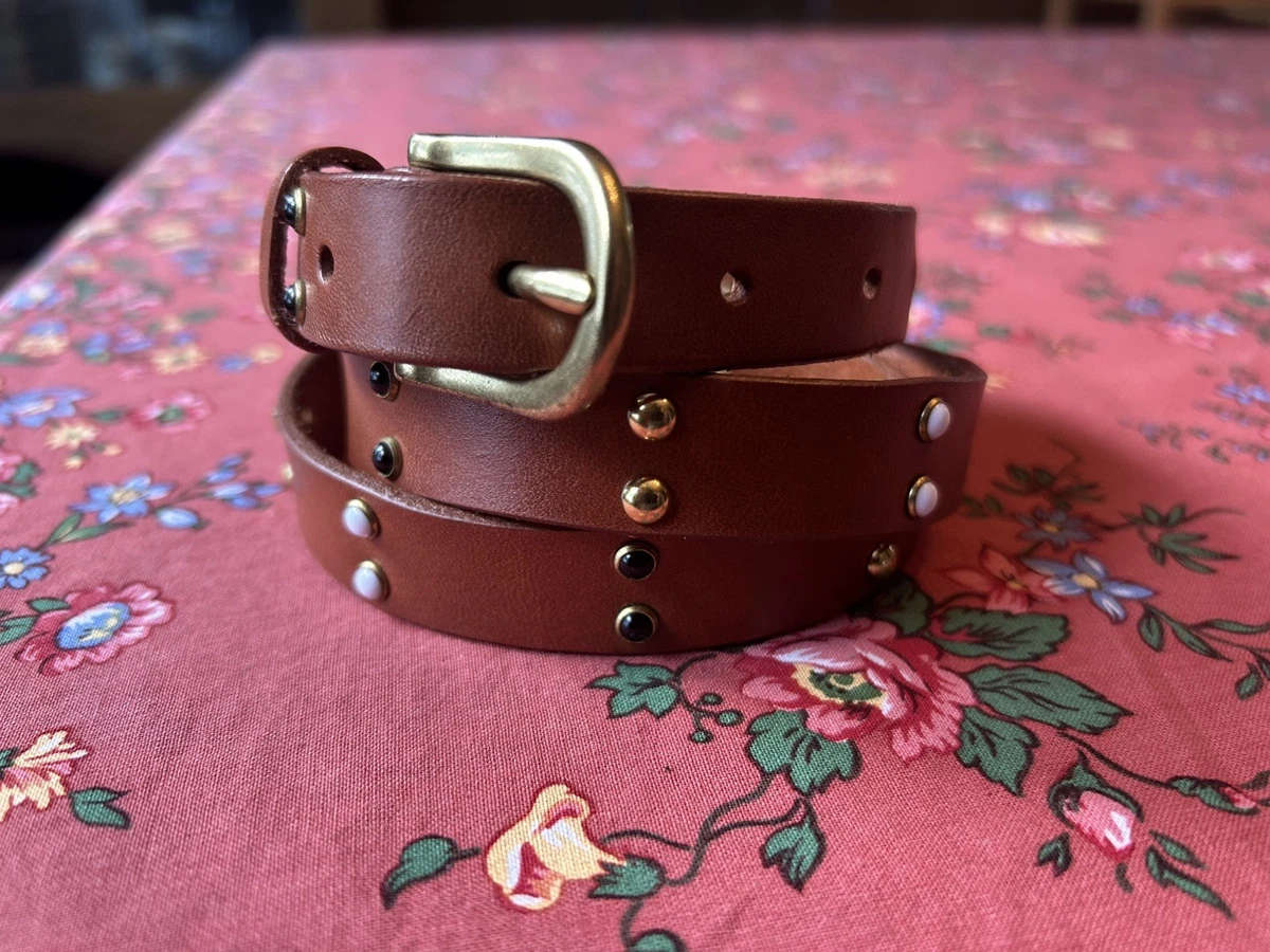j crew brown leather belt products for sale | eBay display picture 3