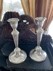 Vintage GORHAM .925 Weighted STERLING SILVER 8.25” CANDLESTICKS; 3 Size Options