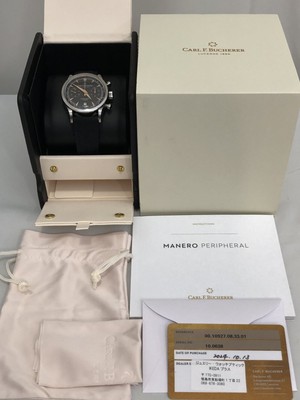 Carl F.Bucherer Manero 00.10927.08.33.01 Schwarz Zifferblatt Automatisch Ss Uhr