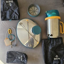 BioLite Portable CampStove 2+ Steel Kettle Grill USB Charger Accessories