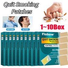 Quit Smoking Nicotine Patches, 21Patches, 21mg Step 1 Stop Smoking Aids Patches 