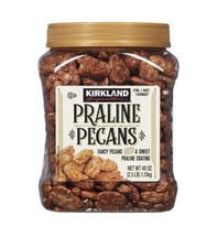 KIRKLAND SIGNATURE Praline Pecans, Kosher, NEW, 2.5 LB 40 oz