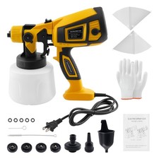 High Pressure Cordless Paint Sprayer Electric HVLP Spray Gun 600-850W 1200ml