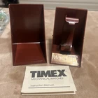vintage Timex Mercury watch box and instruction manual.