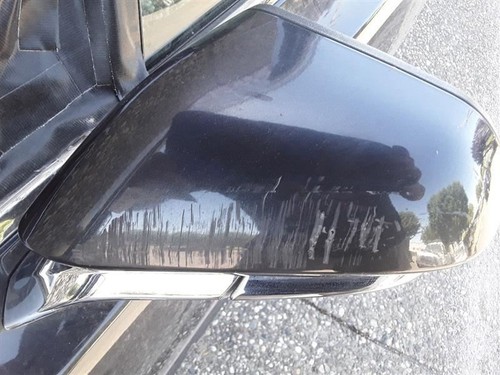 LH Left Driver Mirror SCRATCHES w/ Blind Spot Alert 13-14 LINCOLN MKZ L-10DoorRM - Picture 3 of 5