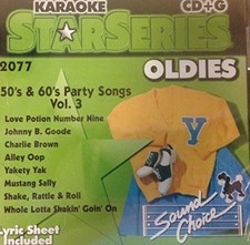 KARAOKE VARIOUS - 50's  60's: Party Songs, Vol. 3 -  CD - Karaoke -  NEW 