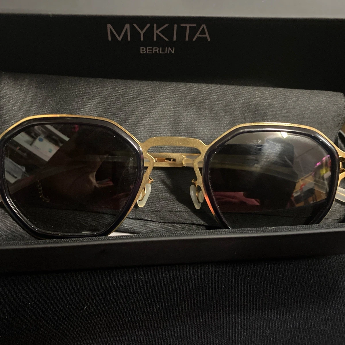 MYKITA Gold Sunglasses for Women for sale | eBay display picture 2