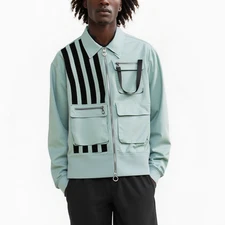 Konus Men's Bellow Flap Pockets jacket in Teal