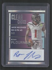 2024 Pro Set Pure #CC-RF1 Ryan Flournoy AUTO /2 CLEAR CHOICE