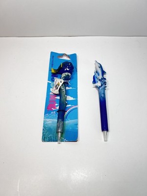 Planet Pen Bundle of Dolphin & NEW Blue Tang Novelty Pens - Unique Kids & Adults