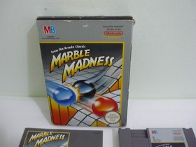 Marble Madness Nintendo NES Complete Boxed & Manual in English & French