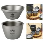 Tea Drink Cup Camping Outdoor Backpacking Titanium Travel Barbecue Hiking