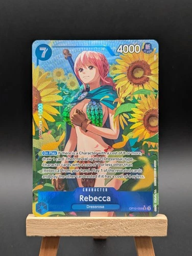 One Piece TCG Royal Blood OP-10 - Rebecca SR Alt Art Parallel OP10-058