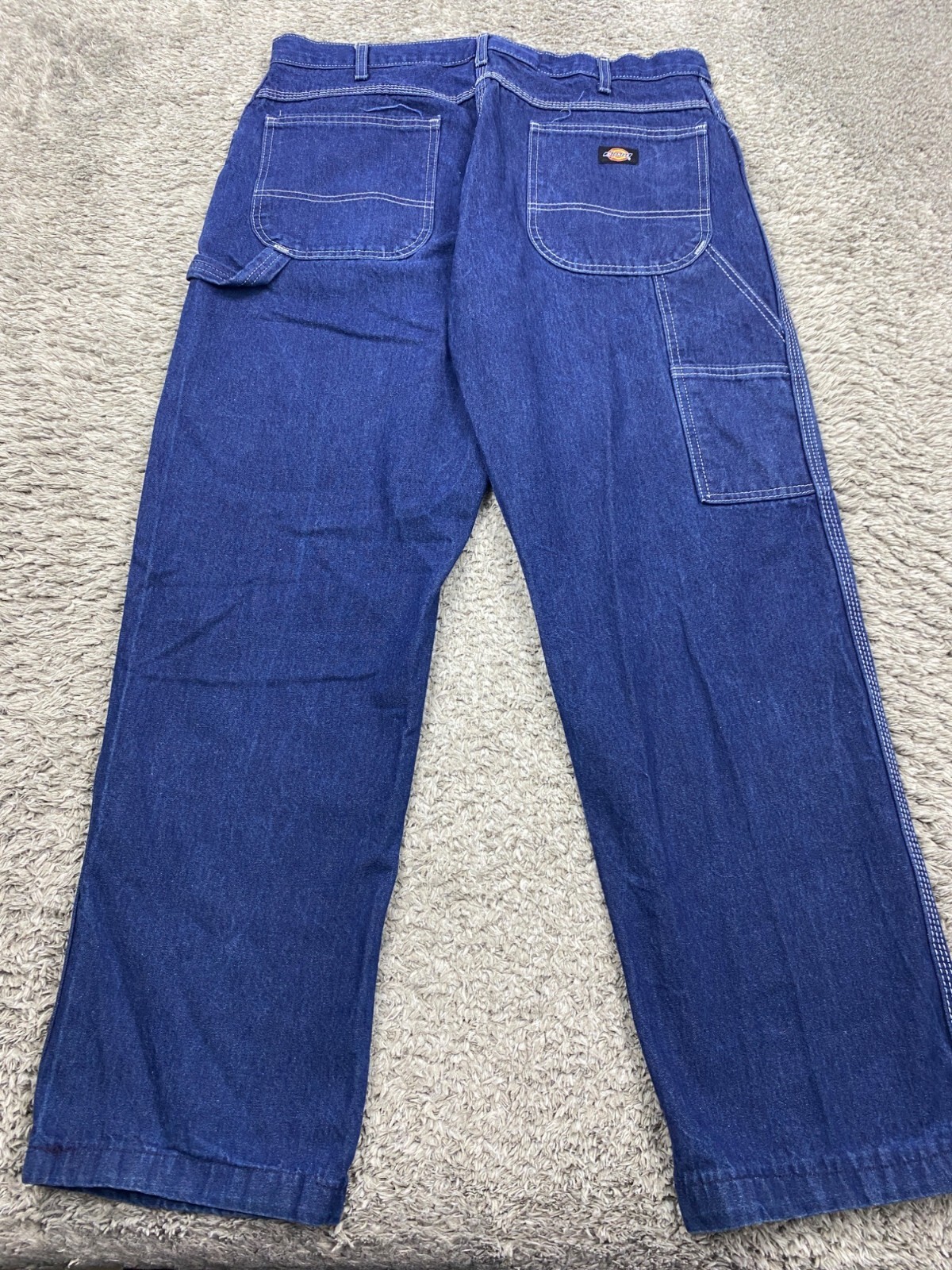 Dickies Carpenter Jeans Men 36x32 Relaxed Fit Dark Wash Workwear Denim Y2K 90s