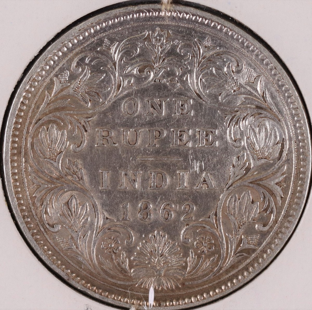 MS64 英領インド ルピー 銀貨 1862B PCGS india rupee MS64 英領インド ルピー 銀貨 1862B PCGS india rupee 1862