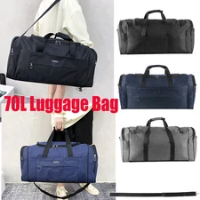 92L Gym Travel Duffle Bag-Military Canvas Heavy-Duty Luggage with Shoulder Strap