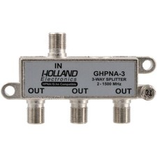 (25) Holland GHPNA-3 - 3-Way Splitter, 2 - 1500 MHz, IPTV, HPNA, CATV Cable TV