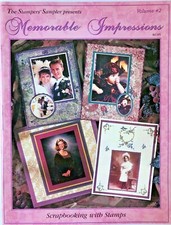 The Stamper's Sampler Memorable Impressions Scrapbooking with Stamps 1998