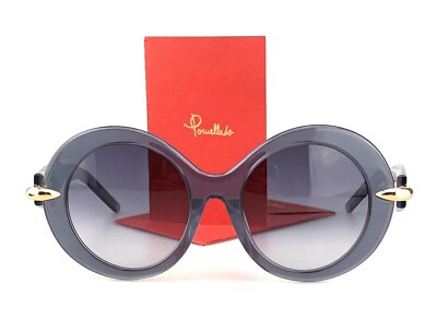 Pomellato Sunglasses mod. PM0005SA Round Oversized Gray Made  display picture 2
