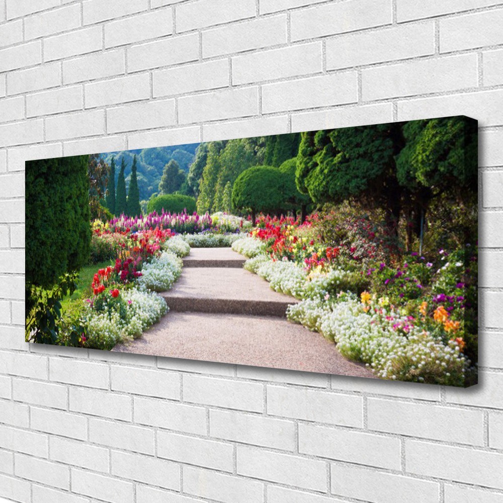 Impression sur toile de 125x50 cm pour agrandir visuellement un couloir