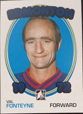 2009 - 2010 ITG Val Fonteyne 1972 The Year In Hockey Blank Back Parallel