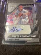 2020 Prizm Pro Penmanship Auto Silver Prizm #PP-JB Jaime Barria