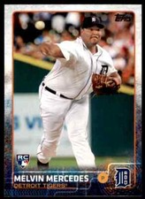 2015 Topps Series 2 Melvin Mercedes RC #484 Detroit Tigers