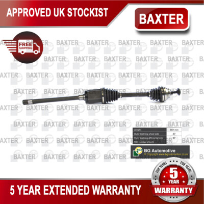 Fits BMW 5 Series 2010-2017 2.0 D 3.0 4.4 Baxter Front Right Driveshaft
