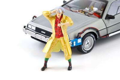 1:18 Triple9 Back to the Future Dr. Emmett Brown Figur Figure Diorama Zubehör T9