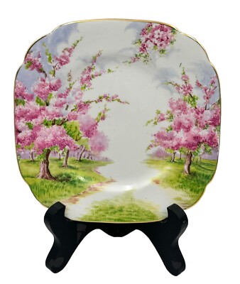Royal Albert “Blossom Time” Tea Trio – Vintage Floral Elegance