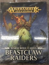 Age of Sigmar Beastclaw Raiders Warscroll Cards Warhammer Fantasy Ogre Kingdoms