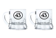 Set of 2 x Licor 43 Cuarenta y Tres Liqueur Mini Beer Glass Shot Glasses New
