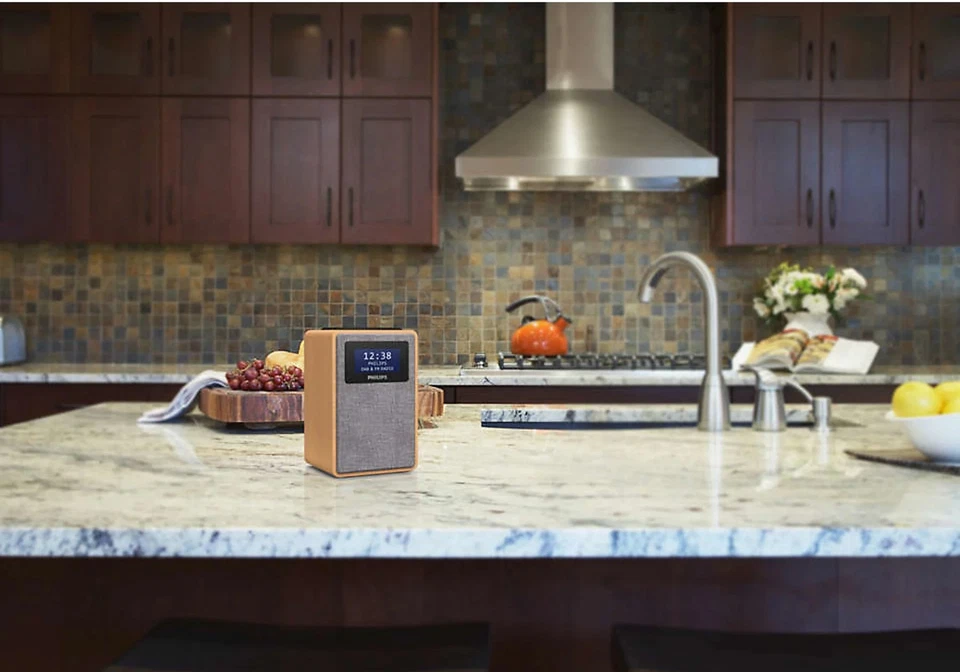 Philips TAR5005/10 – DAB+/FM Radiowecker – Holzoptik – Wie Neu - Bild 4 von 4