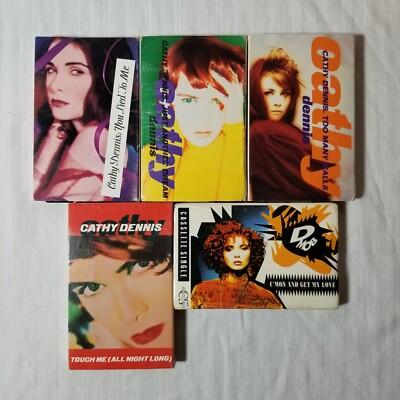 Cathy Dennis Lot Cassette Single Cassingle Too Touch You C'Mon NOT CD 12'' Vinyl
