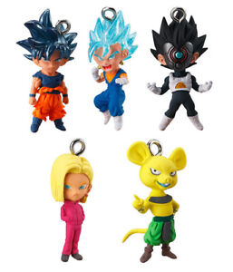 Bandai Dragon Ball Super DBZ Figure UDM Best 27 Keychain Goku Vegito set 5 pcs 4549660271154 | eBay