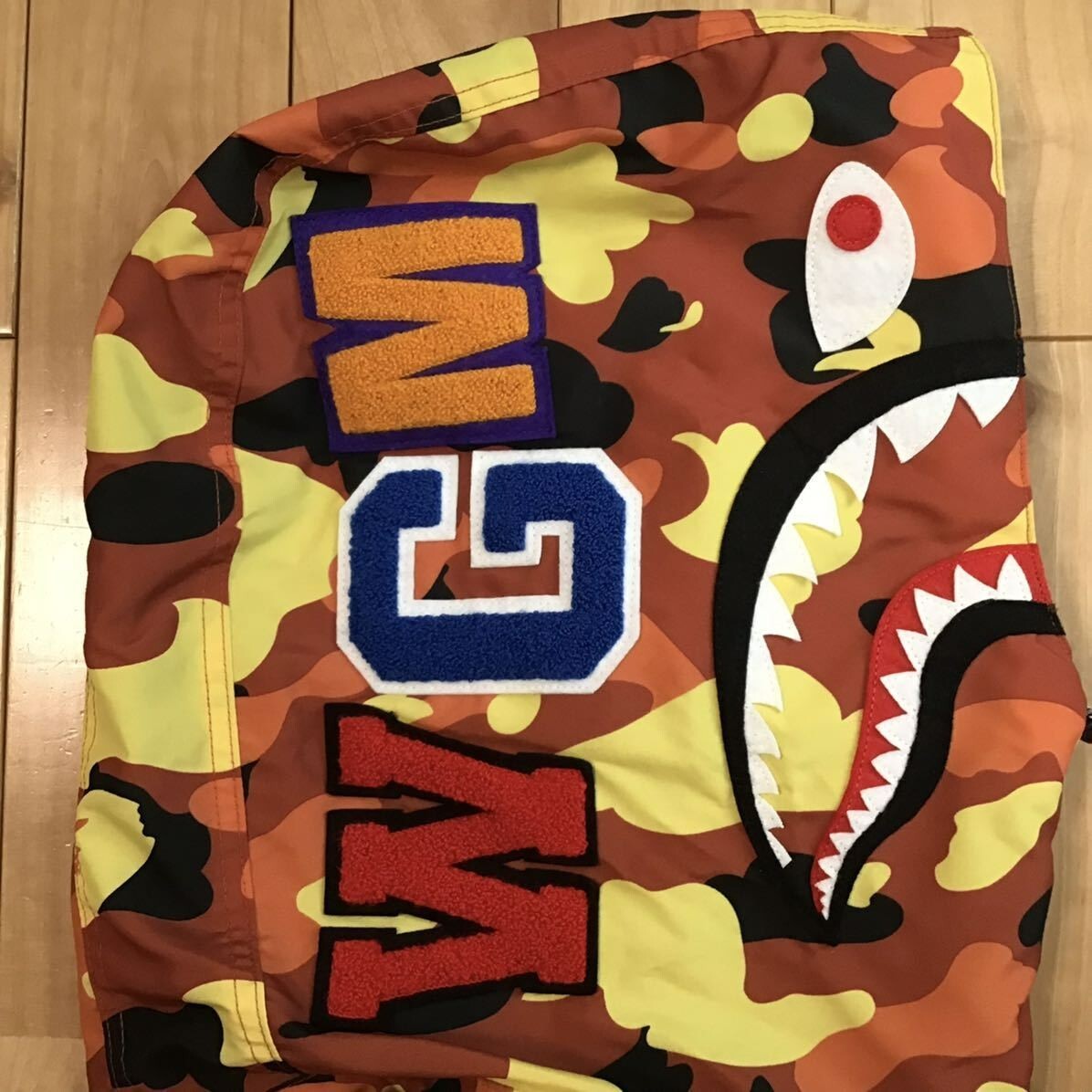 ジャケット・アウター BAPE TIGER ORANGE CAMO SNOW BOARD L BAPE TIGER ORANGE CAMO SNOW BOARD L（Bape jacket orange store）