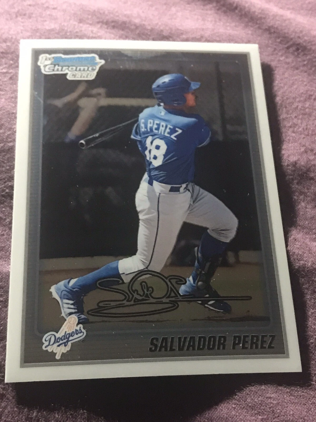 Salvador Perez trading card