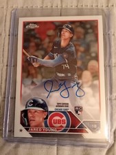 2023 Topps Chrome Jared Young AUTOGRAPH #RA-JY Rookie Baseball Card