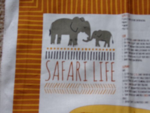 35" X 44" VINTAGE SAFARI LIFE PANEL CUT & SEW /STACY IEST HSU/MODA NEW COTTON389 - Picture 2 of 6