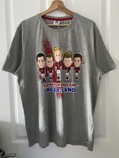 Mens Tiny Idols England T-Shirt XL Sing For England Eng-Er-Land 2010 World Cup