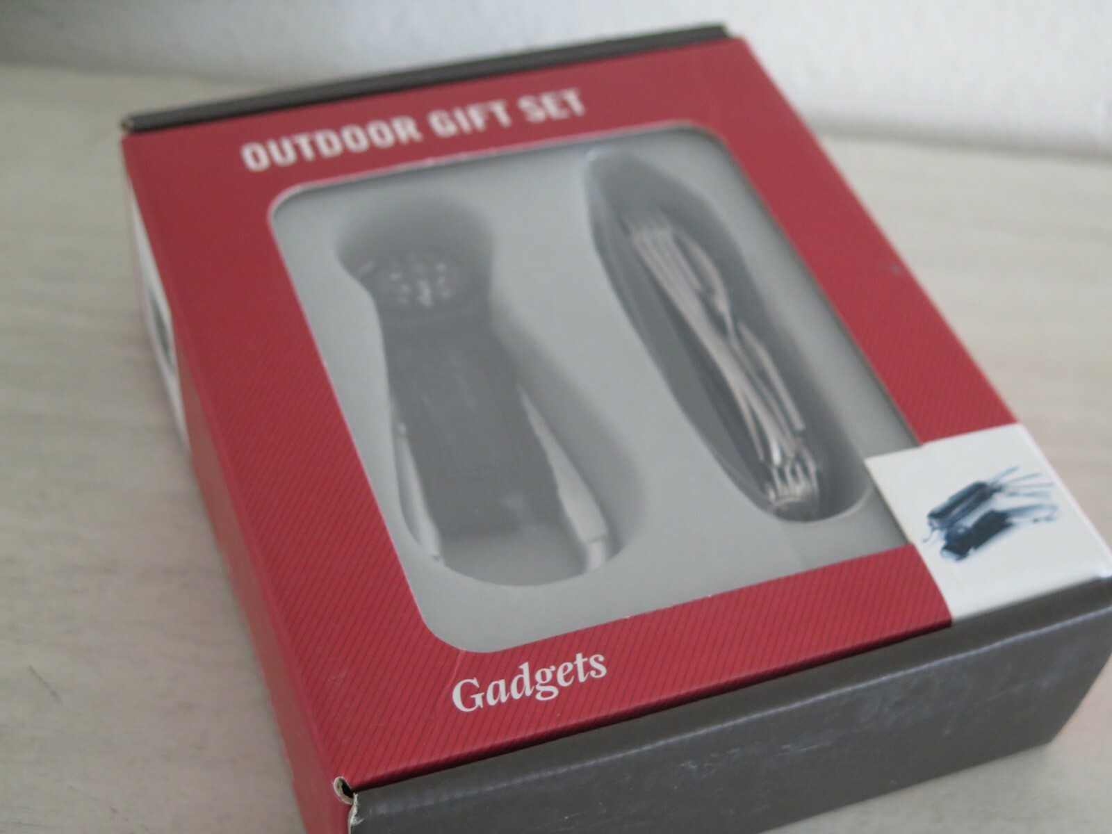 Tandy Brands Accessories, SS Pocket Knife/Carabiner Hook w/Compass Set