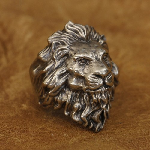 Cupronickel King of Lion Ring Biker Rock Punk Jewelry CP128A US Size 7-15 - Picture 4 of 29