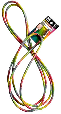 10 Foot Rapid Charging Cable USB for iPhone iPad iPod-2.4amps- Glitter - NEW