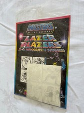 Vintage NIP Masters of the Universe MOTU Lazer Blazers 3D Holographic Stickers