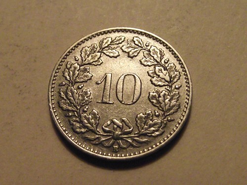 #1053 Suiza; 10 Rappen 1947 - Imagen 3 de 3
